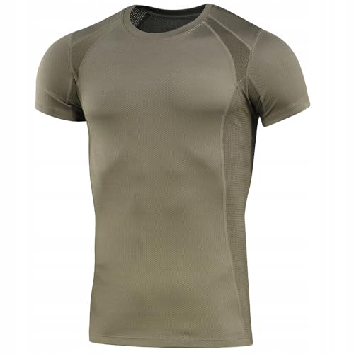 M-Tac Athletic Gen. 2 Herren Sport T-Shirt – schnelltrocknendes, atmungsaktives Funktionsshirt mit Feuchtigkeitsableitung, ideal für Fitness, Outdoor & Alltag, 100% Polyester, Olive, L von M-Tac