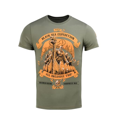 M-Tac T-Shirt Sea Expedition, Light Olive, L von M-Tac