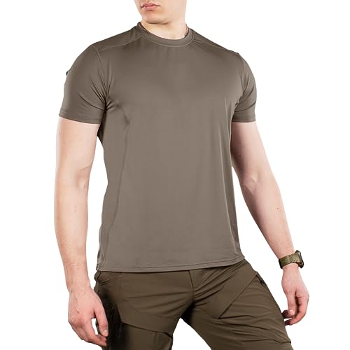 M-Tac Taktisches Kurzarm-T-Shirt – Armee, Militär, Ultra-Vent, Herren, athletisch, Workout, Fitnessstudio, Training T-Shirt, Oliv/Blatt für mich (Leaf It to Me), XX-Large von M-Tac