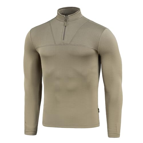 M-Tac Thermounterwäsche Herren Delta Level 2, Thermoshirt Winter, atmungsaktives Funktionsshirt, schnelltrocknendes Baselayer mit Feuchtigkeitsregulierung, Outdoor, Wandern, Training, Tan, M von M-Tac