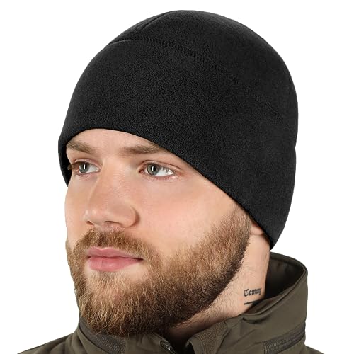 M-Tac Watch Cap Fleece 260 Slimtex Herren Wintermütze Military Tactical Skull Cap Beanie - Schwarz - X-Large von M-Tac