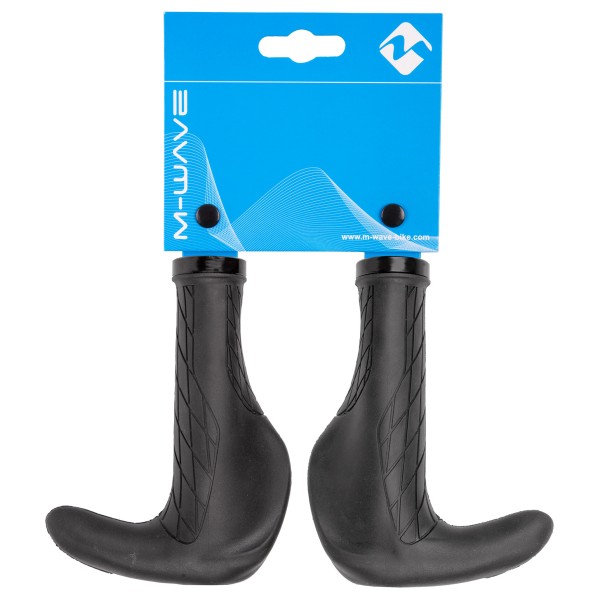 M-Wave - Cloud Ergo Max Fix Be Fahrradgriffe - Fahrradgriffe Gr 140 mm grau/blau von M-Wave