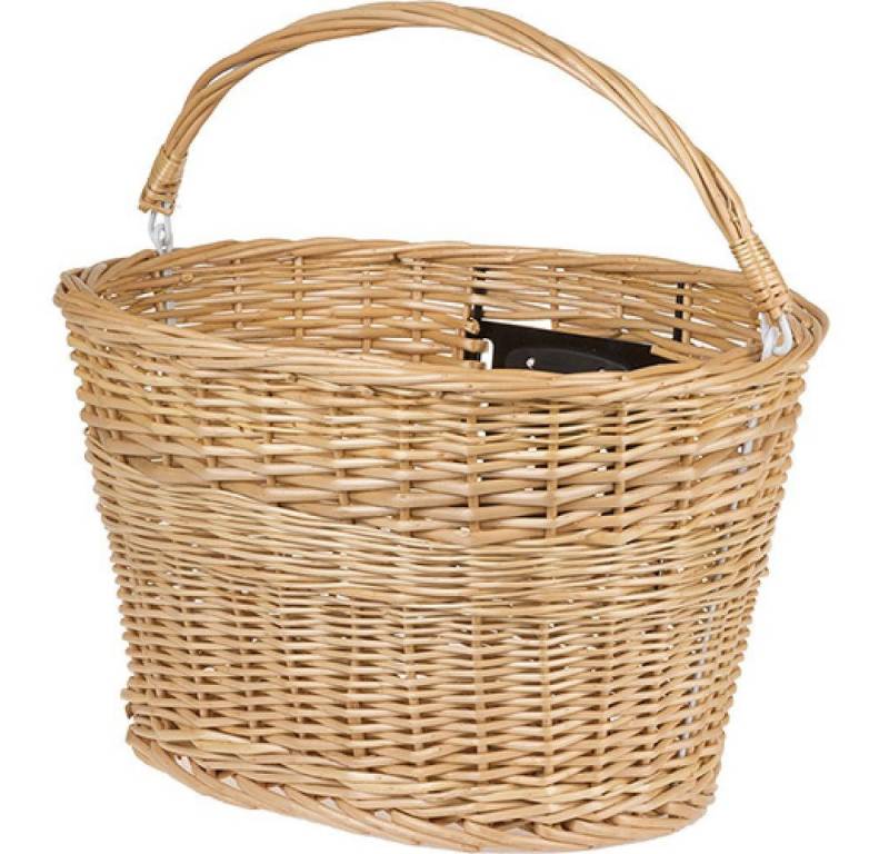 M-Wave Fahrradkorb M-Wave BA-FW Weidenkorb für Steuerrohr braun 28x38x26 cm von M-Wave