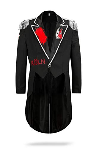 M&G Atelier Kölsche Jeck Frack Herren Kostüm Karnevalskostüm Fasching Handarbeit Gr. 46-66 (54) von M&G Atelier