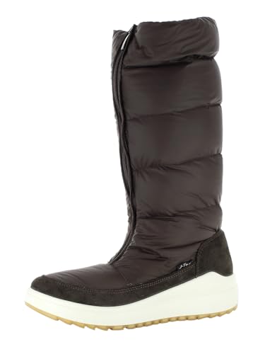 M&G 6446J warme und wasserdichte Winterstiefel Damen mit Webpelz Warmfutter und J-Tex Membrane | Schneestiefel | Winterboots | Damenboots Braun EU 41 von M&G Passione d'Inverno