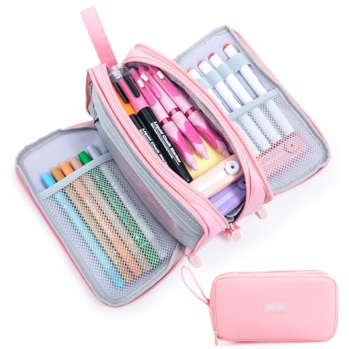 M&G Großes Federmäppchen, großes Fassungsvermögen, Federmäppchen mit mehreren Schlitzen, Organizer, Hand-Federtasche mit Reißverschluss, für Jungen, Mädchen, Männer, Frauen, Büro, Schule M&G Großes Federmäppchen, großes Fassungsvermögen, Federmäppchen mit mehreren Schlitzen, Organizer, Hand-Federtasche mit Reißverschluss, für Jungen, Mädchen, Männer, Frauen, Büro, Schule von M&G