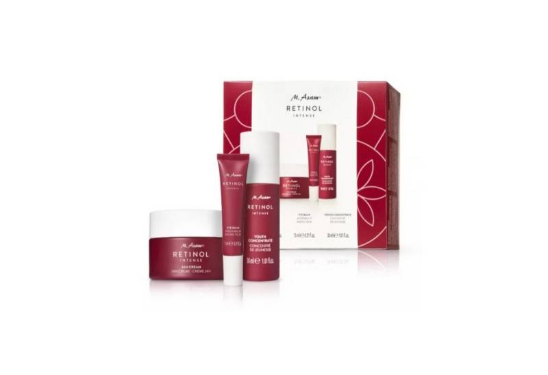 M. Asam Gesichtspflege-Set RETINOL INTENSE Faltenglättende Pflegeroutine Geschenkset, 3-tlg. von M. Asam