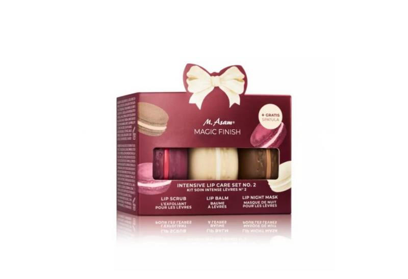 M. Asam Make-up Set MAGIC FINISH Lippenpflege Geschenkbox, 3-tlg., Sweet Winter Macaron Edition von M. Asam