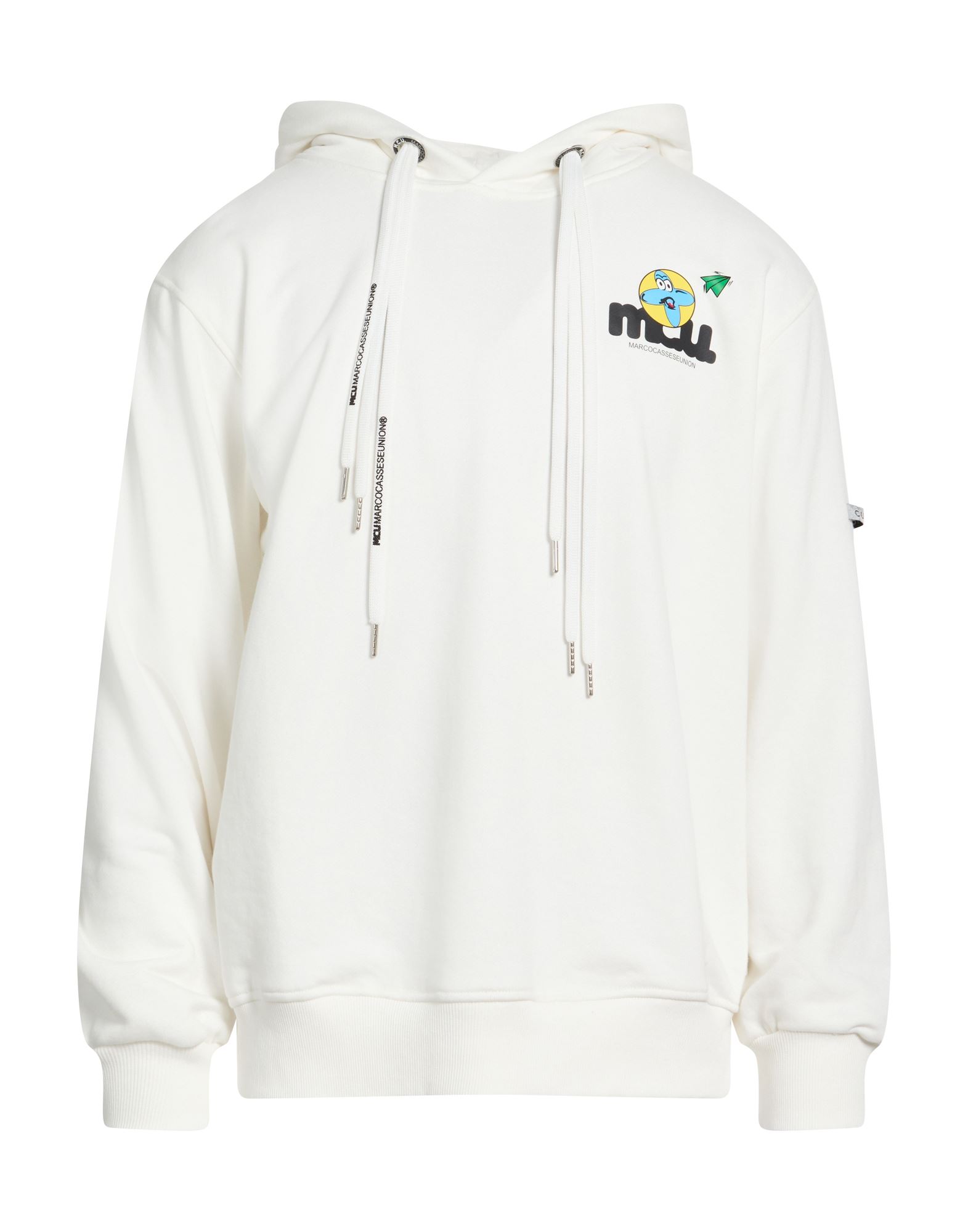 M.C.U. MARCO CASSESE UNION Sweatshirt Herren Weiß von M.C.U. MARCO CASSESE UNION