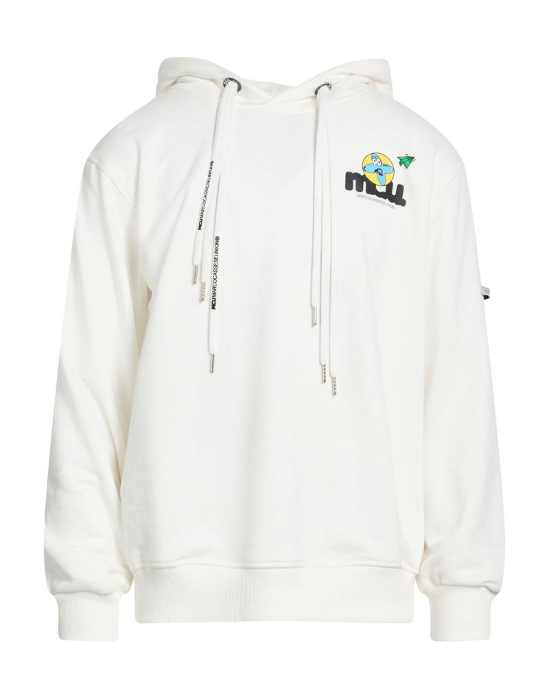 M.C.U. MARCO CASSESE UNION Sweatshirt Herren Weiß von M.C.U. MARCO CASSESE UNION