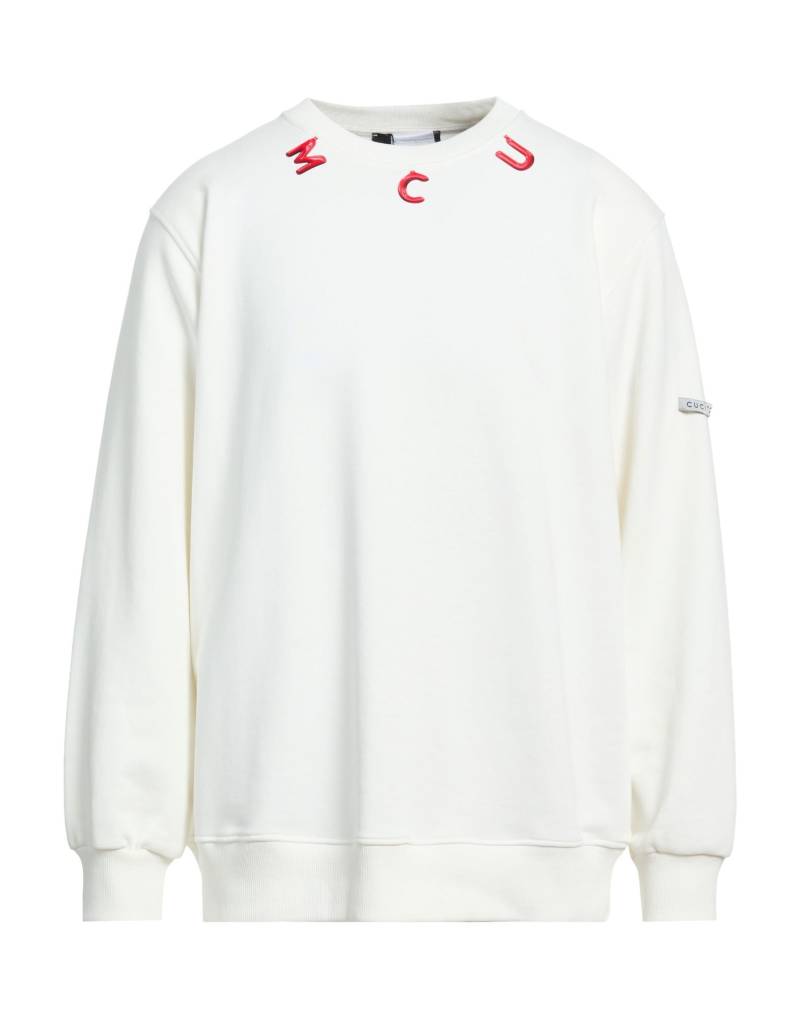 M.C.U. MARCO CASSESE UNION Sweatshirt Herren Weiß von M.C.U. MARCO CASSESE UNION