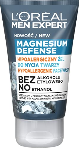 L'Oréal Paris Men Expert Magnesium Defense Hypoallergenes Gesichtsreinigungsgel 100ml von L'ORÉAL
