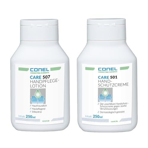 1x Conel Care Handpflegelotion 250 ml & 1x Conel Care Hand-Schutzcreme 250ml von M.H.B.