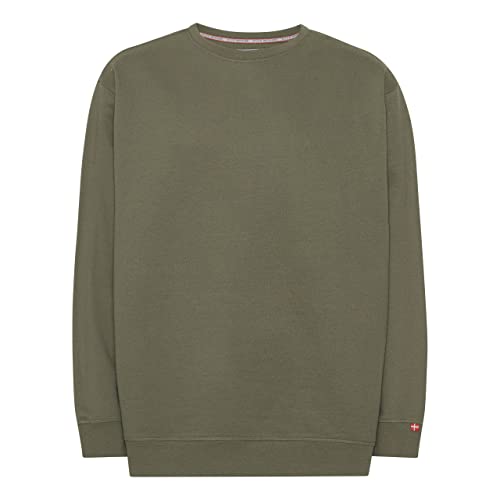 M.I.N.E DENMARK Herren Crew Neck Sweat - Rundhalssweat für Männer, Farben:Army, US-Sizes:6XL von M.I.N.E DENMARK