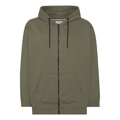 M.I.N.E DENMARK Herren Zip Hoodie - Kapuzensweatjacke für Männer, Farben:Army, US-Sizes:3XL von M.I.N.E DENMARK