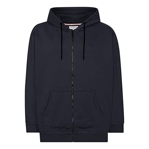 M.I.N.E DENMARK Herren Zip Hoodie - Kapuzensweatjacke für Männer, Farben:Dark Navy, US-Sizes:4XL von M.I.N.E DENMARK