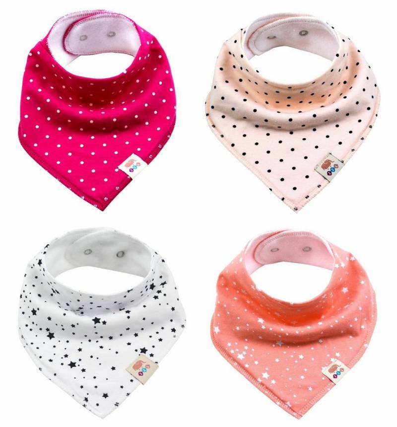 M.M.C. Lätzchen Dreieckstücher, (4-St), Halstücher von M.M.C.