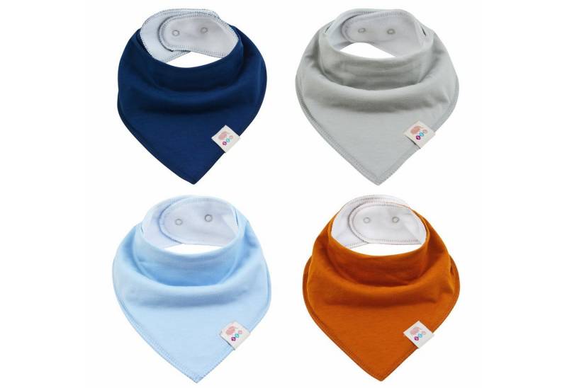 M.M.C. Lätzchen Unifarben Dreieckstücher, (4-St), Halstücher von M.M.C.