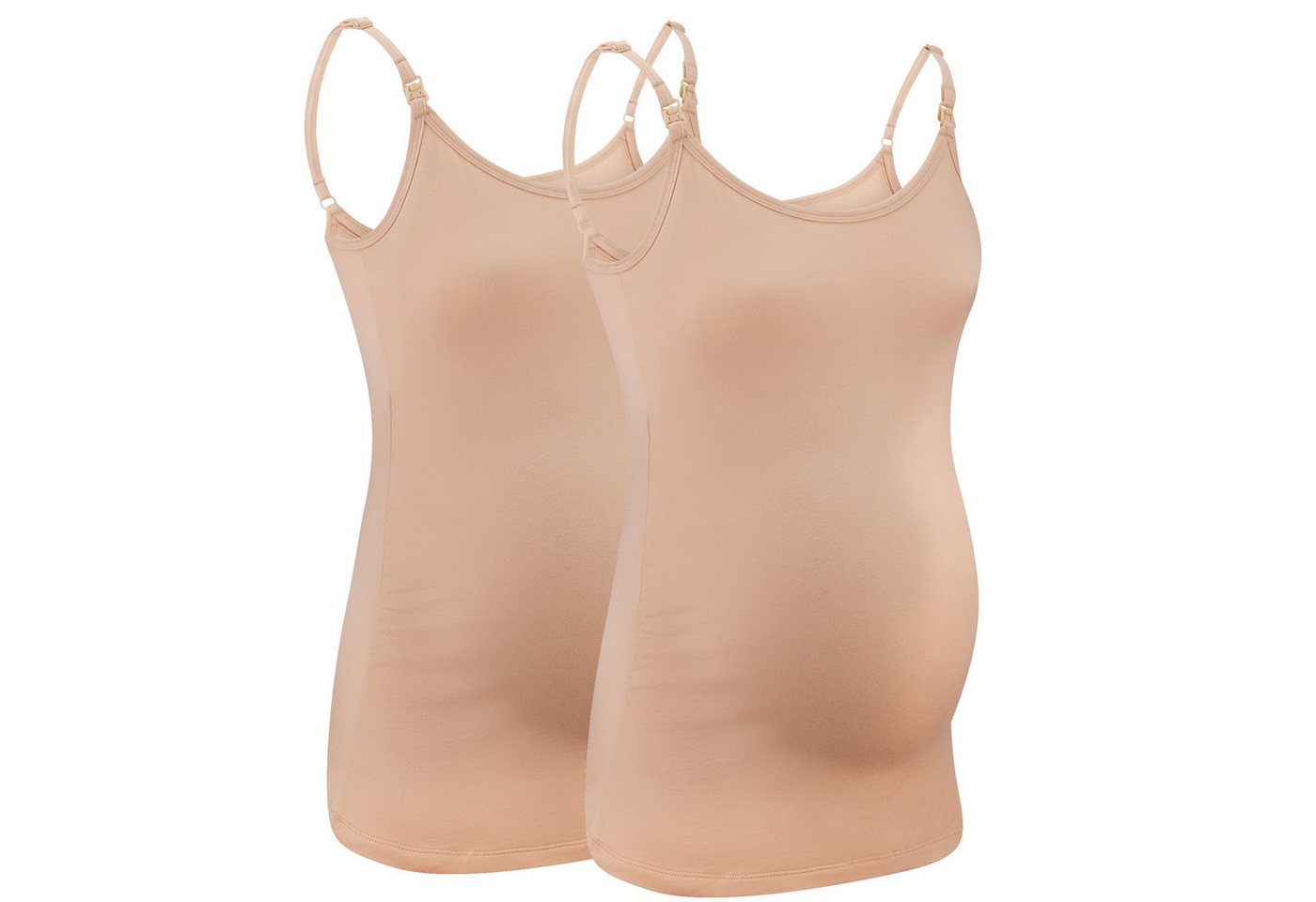 M.M.C. Stilltop Stillmode Tanktop 2er Set Umstandsmode (2-tlg) Stillunterhemd von M.M.C.