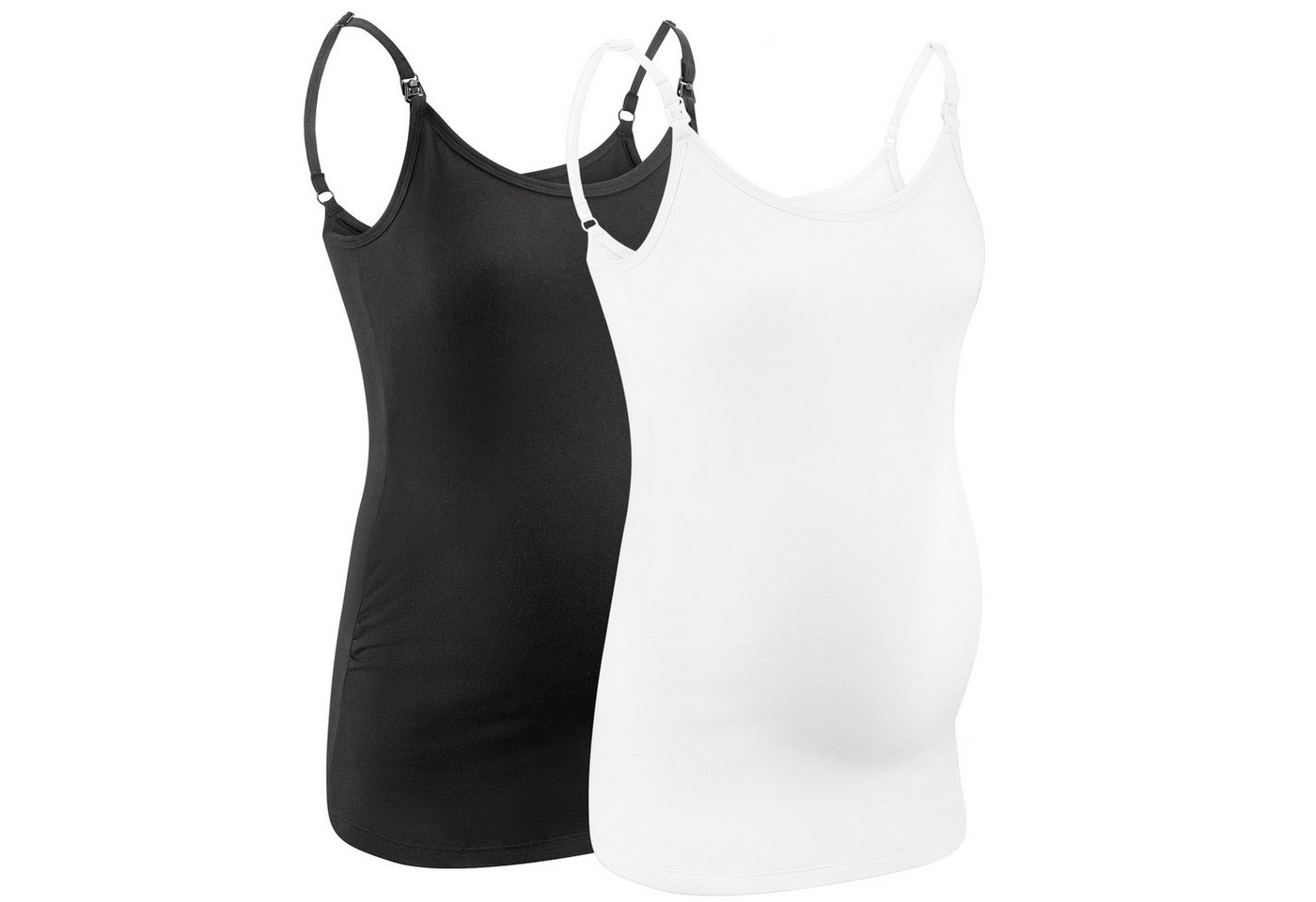 M.M.C. Stilltop Stillmode Tanktop 2er Set Umstandsmode (2-tlg) Stillunterhemd von M.M.C.