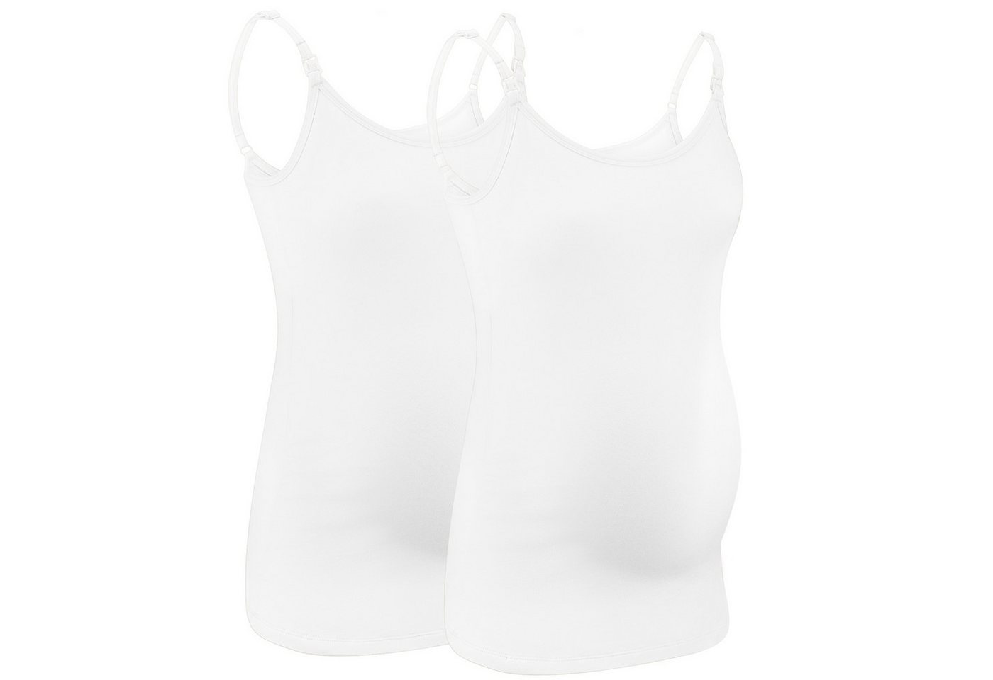 M.M.C. Stilltop Stillmode Tanktop 2er Set Umstandsmode (2-tlg) Stillunterhemd von M.M.C.
