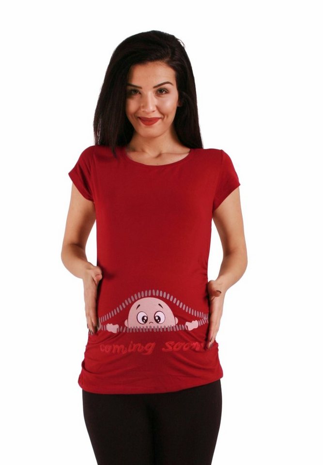 M.M.C. Umstandsshirt Coming Soon mit Motiv von M.M.C.