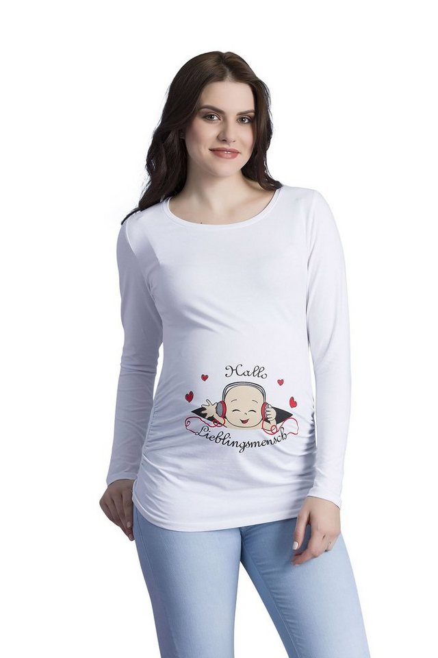 M.M.C. Umstandsshirt Hallo Lieblingsmensch mit Motiv von M.M.C.