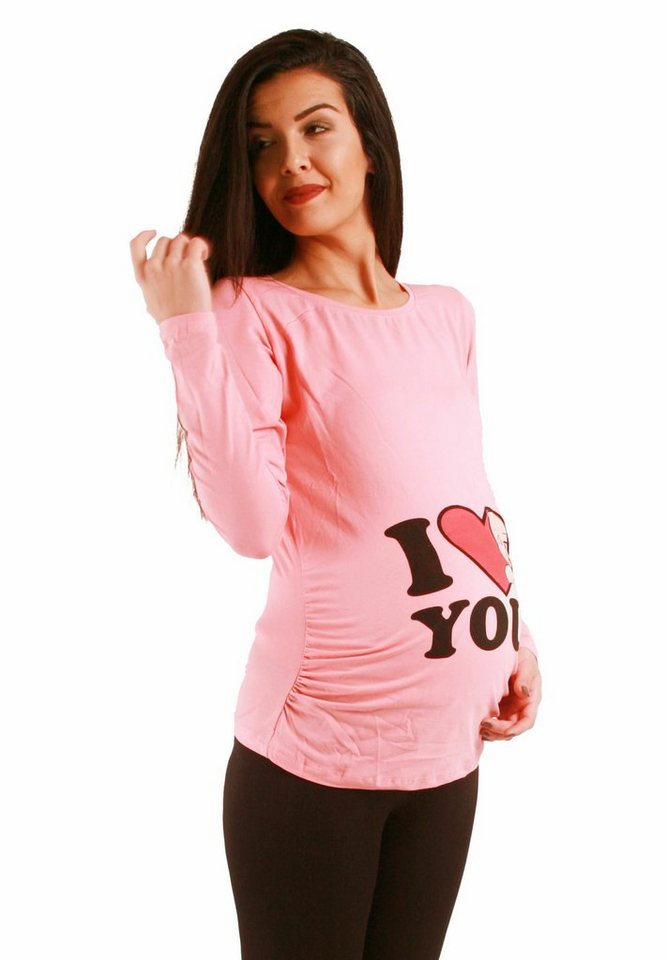 M.M.C. Umstandsshirt I Love You mit Motiv von M.M.C.