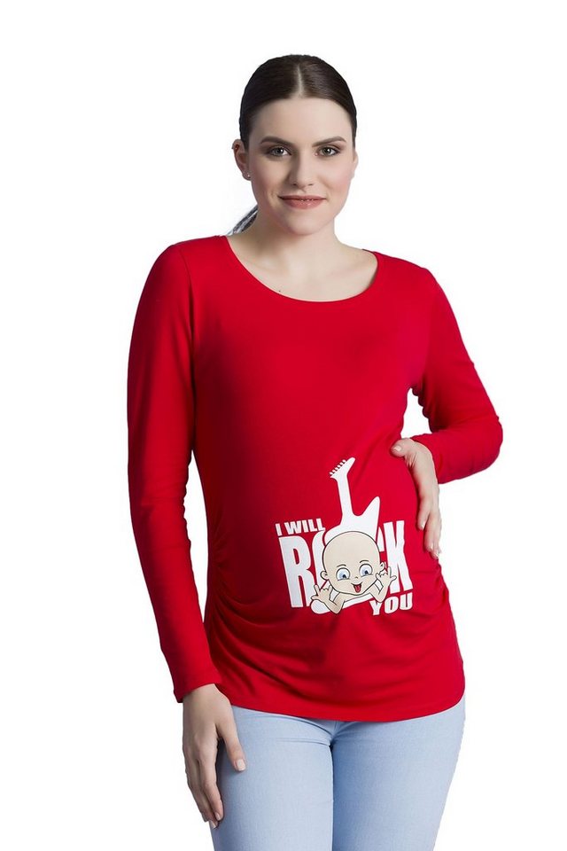 M.M.C. Umstandsshirt I Will Rock You mit Motiv von M.M.C.