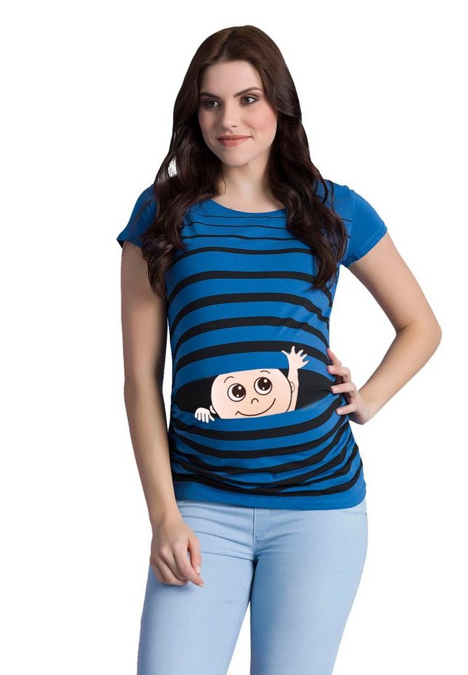 M.M.C. Umstandsshirt Winke Winke mit Motiv M.M.C. Umstandsshirt Winke Winke mit Motiv von M.M.C.
