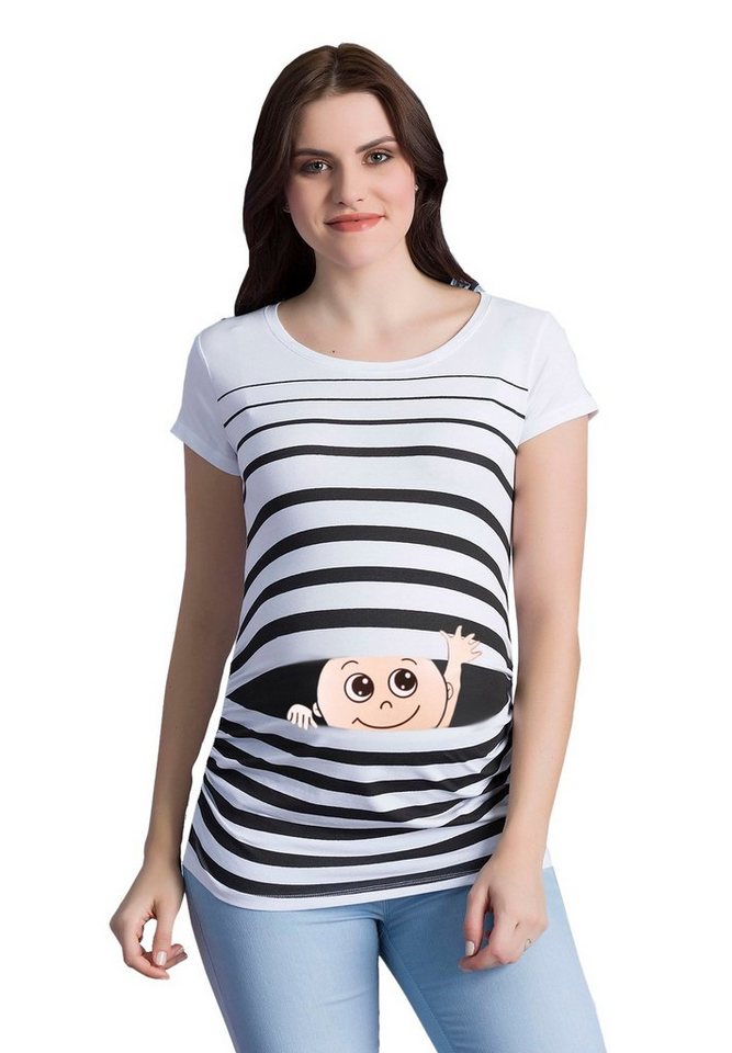 M.M.C. Umstandsshirt Winke Winke mit Motiv von M.M.C.