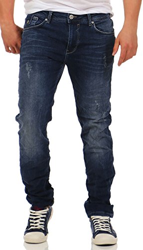 M.O.D Herren Ricardo Slim Jeans, Blau (Messina Blue 2030), W38/L34 von M.O.D