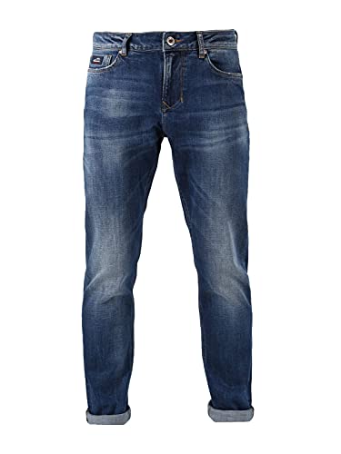 M.O.D. Herren Jeans Cornell Regular Fit - Blau - Salta Blue W28-W40 98% Baumwolle Stretch, Größe:38W / 32L, Farbvariante:Salta Blue 3382 von Miracle of Denim