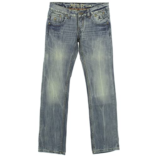 Miracle of Denim, Emma, Damen Jeans Denim Ohne Stretch Dream Blue W 28 L 32 von M.O.D