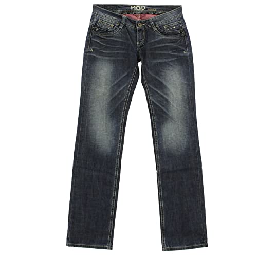 Miracle of Denim, Madita, Damen Jeans Denim Ohne Stretch Grenada Blue W 26 L 32 von M.O.D