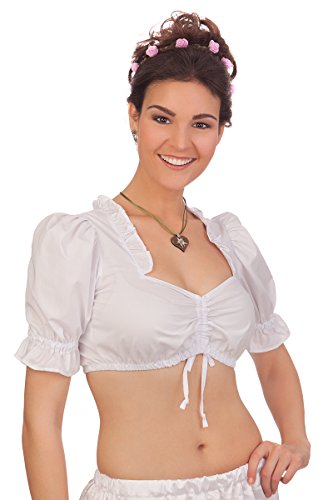 M.Stützle Trachten Dirndlbluse - Erika - weiß, Creme, Größe 38 von M.Stützle