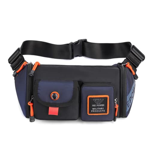 Brusttasche für Herren Sling Bag Wasserabweisend Schultertasche Crossbody Taschen Sling Rucksack, Blau von M.lemo925