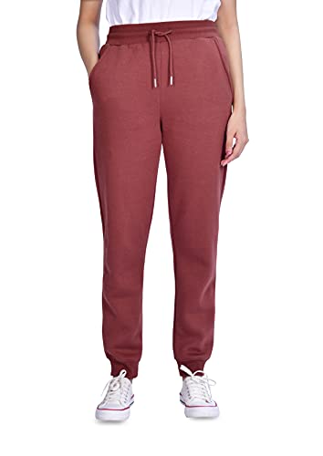 M17 Damen Women Ladies Girls Slim Leg Jogging Bottoms Sweatpants Casual Pants Joggers Trousers Tracksuit Lounge Yoga Gym Pockets (XL, Chocolate Brown) von M17