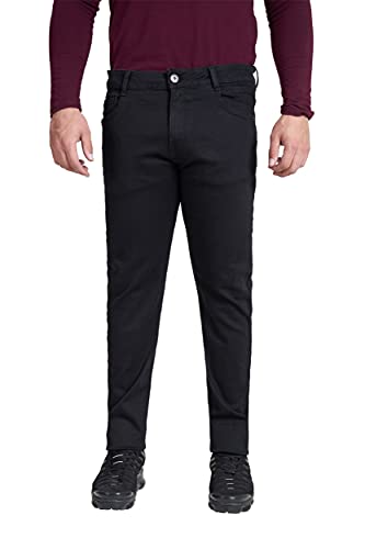 M17 Herren 5056242785293 Skinny Fit Jeans Casual Classic Hose Cotton Zip Fly (32W / 31L, Schwarz) von M17