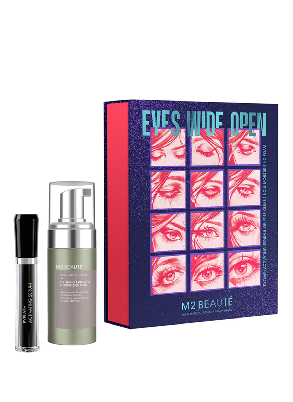 m2 Beauté Eyes Wide Open Bundle Pflege-Set von M2 BEAUTÉ