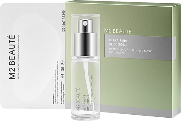 M2Beaute Ultra Pure Solutions Hybrid Second Skin Eye Mask Collagen 14 Stk. von M2Beaute