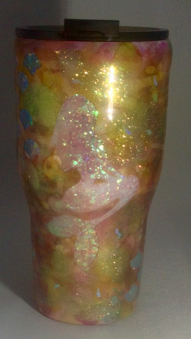 Schöne Geode Glitzer Meerjungfrau 30Oz Doppelt Doppelwandig Tumbler von MAADCREATIONSDesign