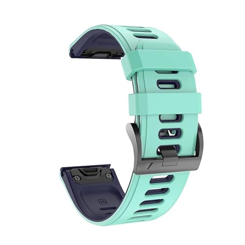 MAALYA 22 x 26 mm Schnellverschluss-Armband aus Silikon für Garmin Fenix 6 6X Pro 5 5X Plus Enduro Descent MK2 Fenix 7 7X Easy Fit Uhrenarmband, 26mm Fenix 3HR-D2, Achat von MAALYA