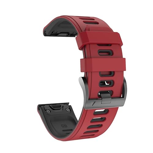 MAALYA 22 x 26 mm Schnellverschluss-Armband aus Silikon für Garmin Fenix 6 6X Pro 5 5X Plus Enduro Descent MK2 Fenix 7 7X Easy Fit Uhrenarmband, 26mm Fenix 3HR-D2, Achat von MAALYA