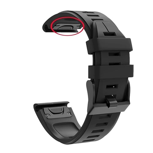 MAALYA 26/22/20 mm Uhrenarmband für Garmin Fenix 6 6S 6X Pro 5 5X 5S Plus 3HR 935 D2 Tactix Delta Enduro Silikon Watch Easyfit Armband, 26mm Fenix 3HR-D2, Achat von MAALYA