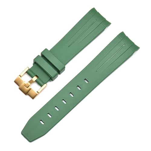 MAALYA Gummi-Uhrenarmband für Rolex-Armband, 20 mm, 22 mm, 21 mm, Ersatz-Armbanduhr-Zubehör, 20 mm, Achat von MAALYA