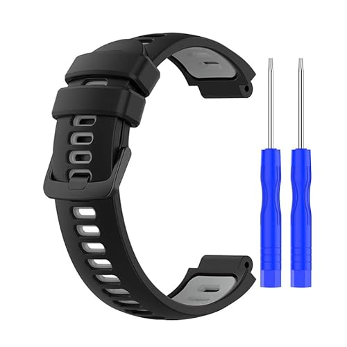 MAALYA Silikon-Uhrenarmband für Garmin Forerunner 220, 230, 235, 735XT, 735, 620, 630, S20, S5, S6, Ersatzarmband, Einheitsgröße, Achat von MAALYA