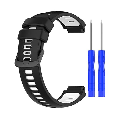 MAALYA Silikon-Uhrenarmband für Garmin Forerunner 220, 230, 235, 735XT, 735, 620, 630, S20, S5, S6, Ersatzarmband, Einheitsgröße, Achat von MAALYA