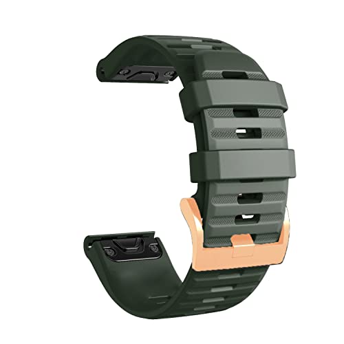 MAALYA Uhrenarmband für Garmin Fenix 5 5S Plus 6 6S 6X Pro MK2S 935 S60, Schnellverschluss, Silikon, leicht anzubringen, 26, 22, 20 mm, 22mm For Fenix 6 5, Achat von MAALYA