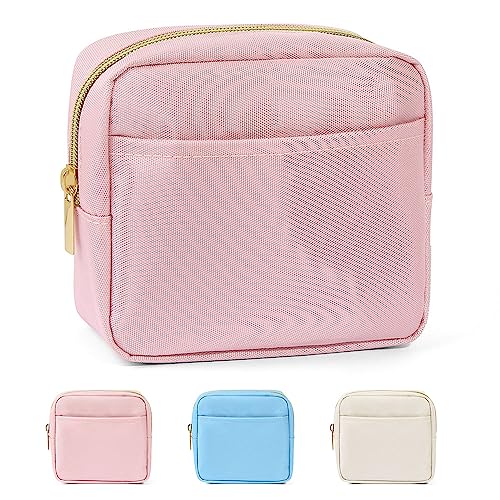 Kleine Make up Tasche MAANGE Kosmetiktasche für Handtasche Tragbare Reise Make up Pouch Cute Vielseitig Zipper Make up Tasche für Frauen von MAANGE